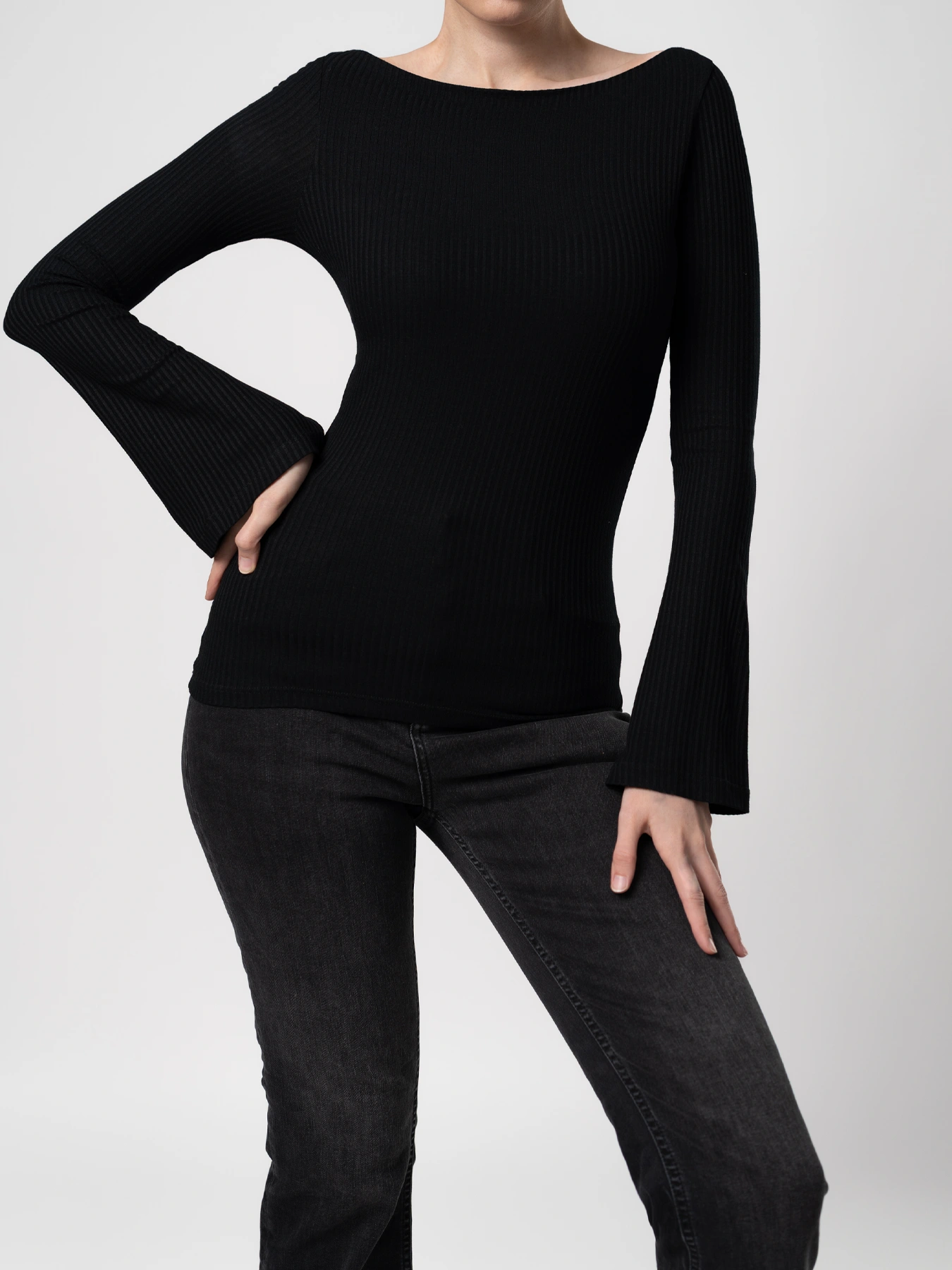 بلوز طرح کبریتی مشکی 38