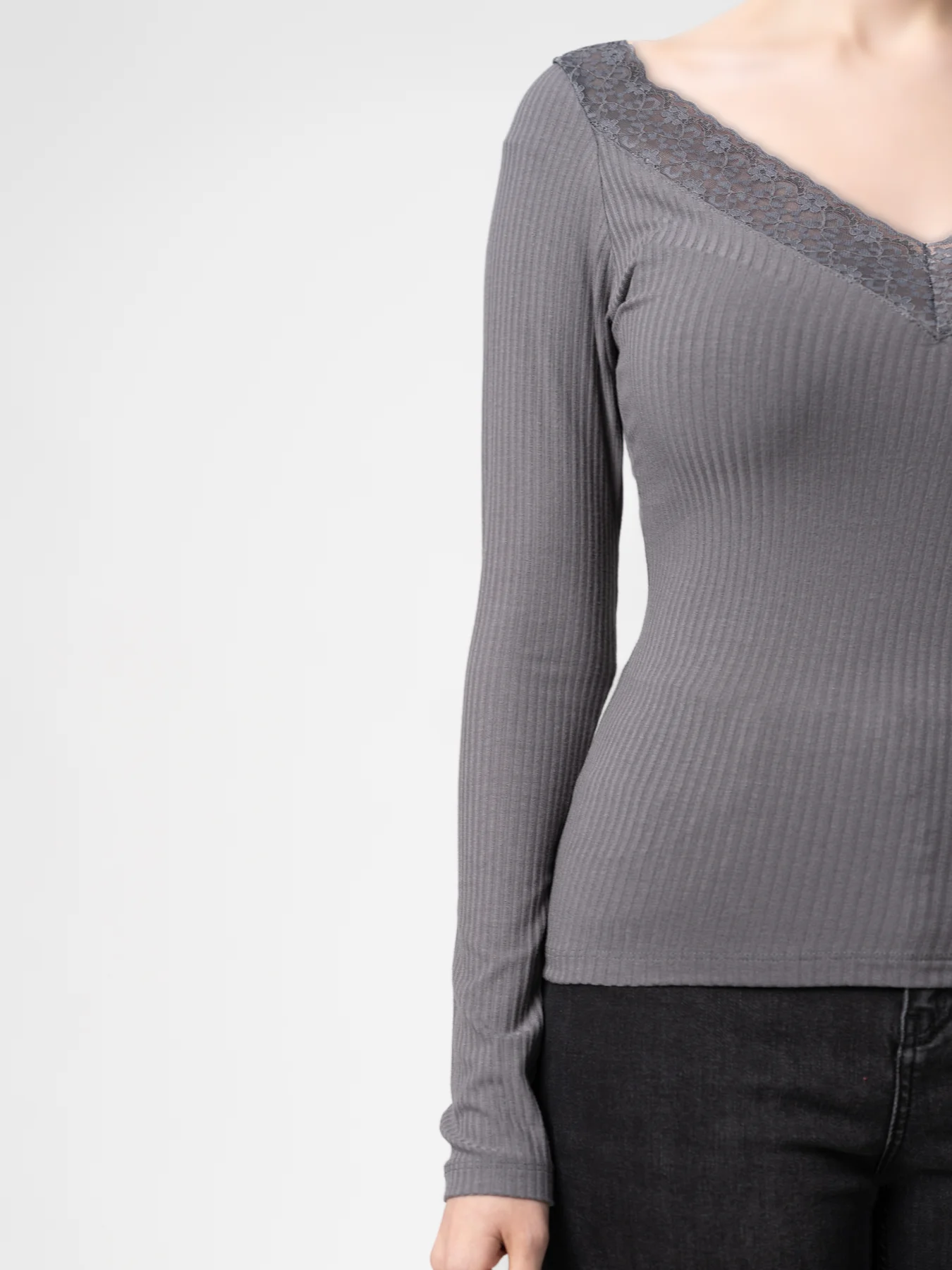 بلوز طوسی طرح کبریتی 59