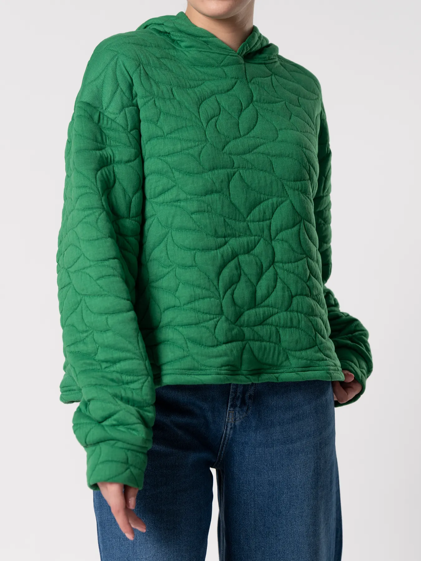 سویشرت کلاه دار سبز 89