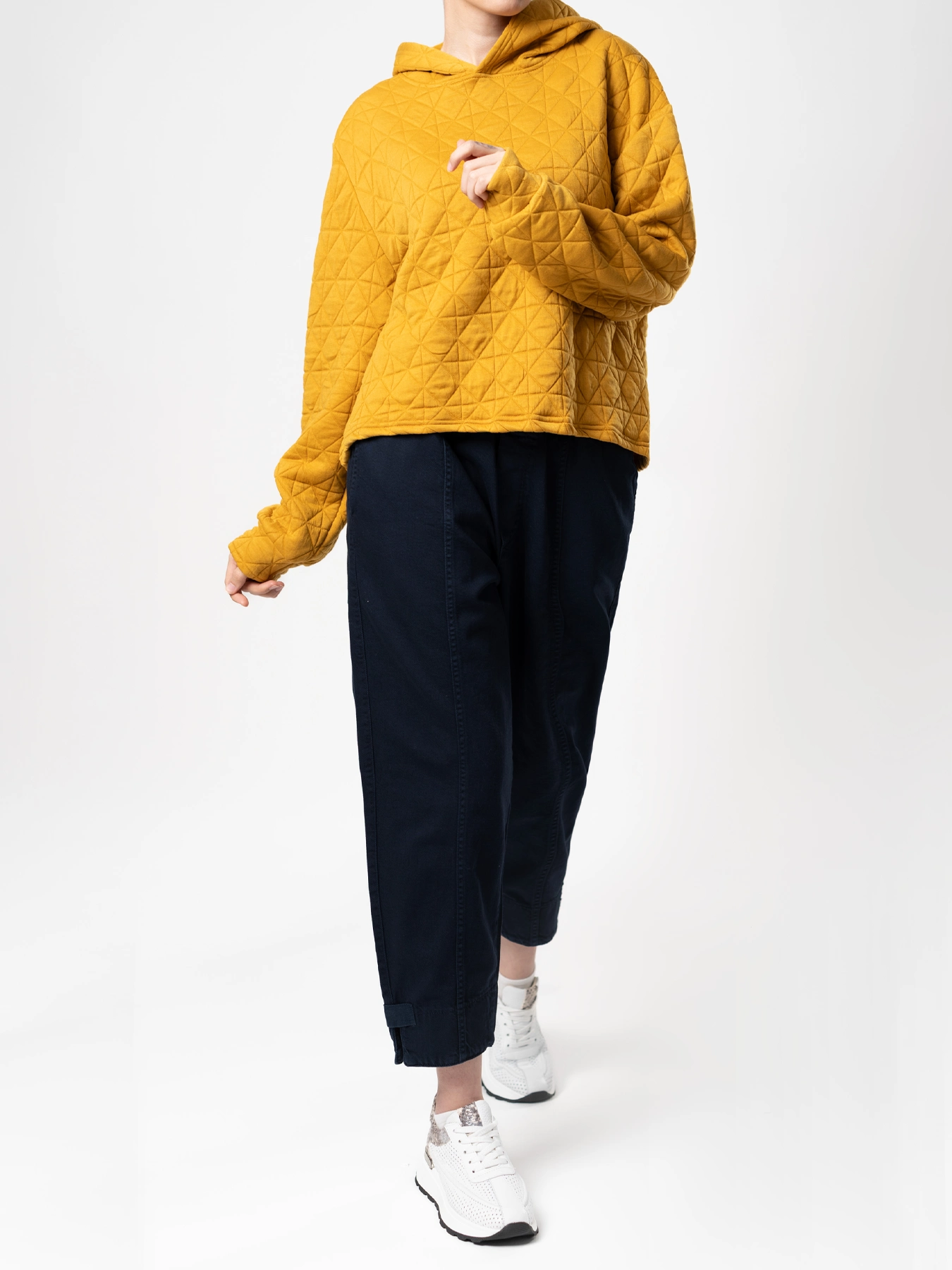 سویشرت کلاه دار خردلی 93