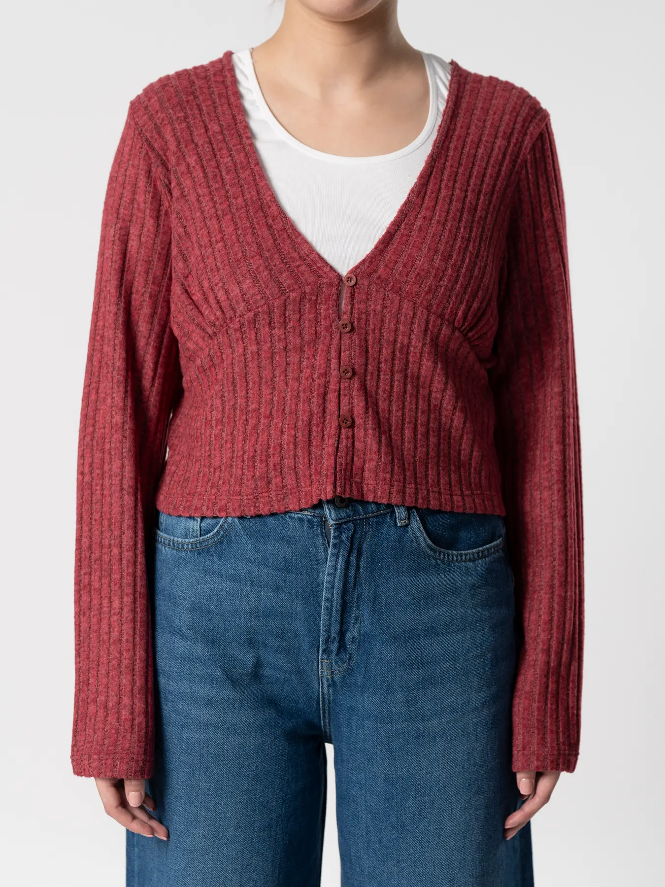 بلوز زرشکی راه راه 97