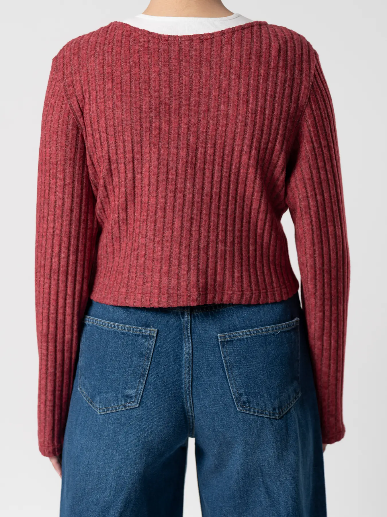 بلوز زرشکی راه راه 97