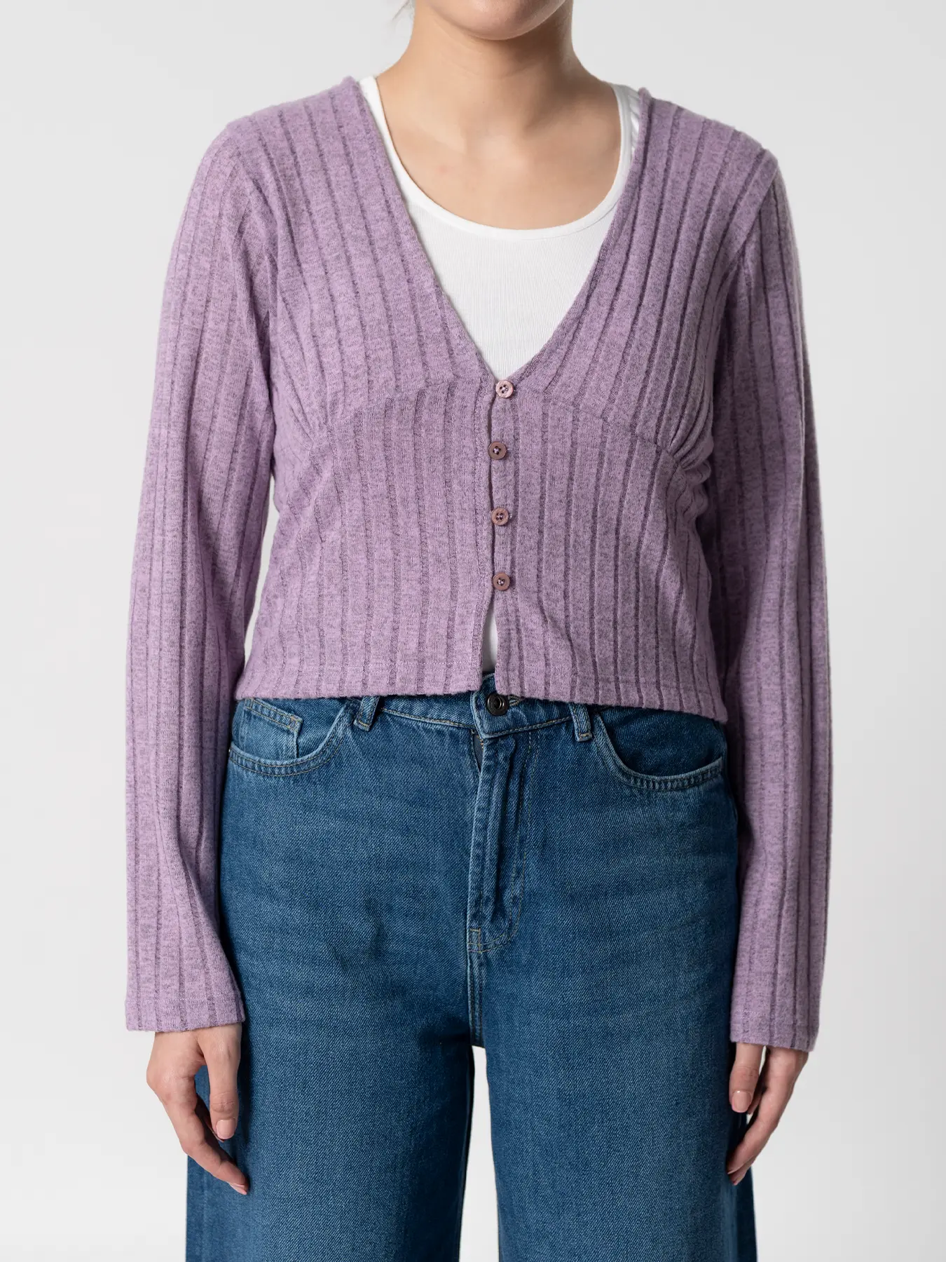 بلوز بنفش راه راه 6