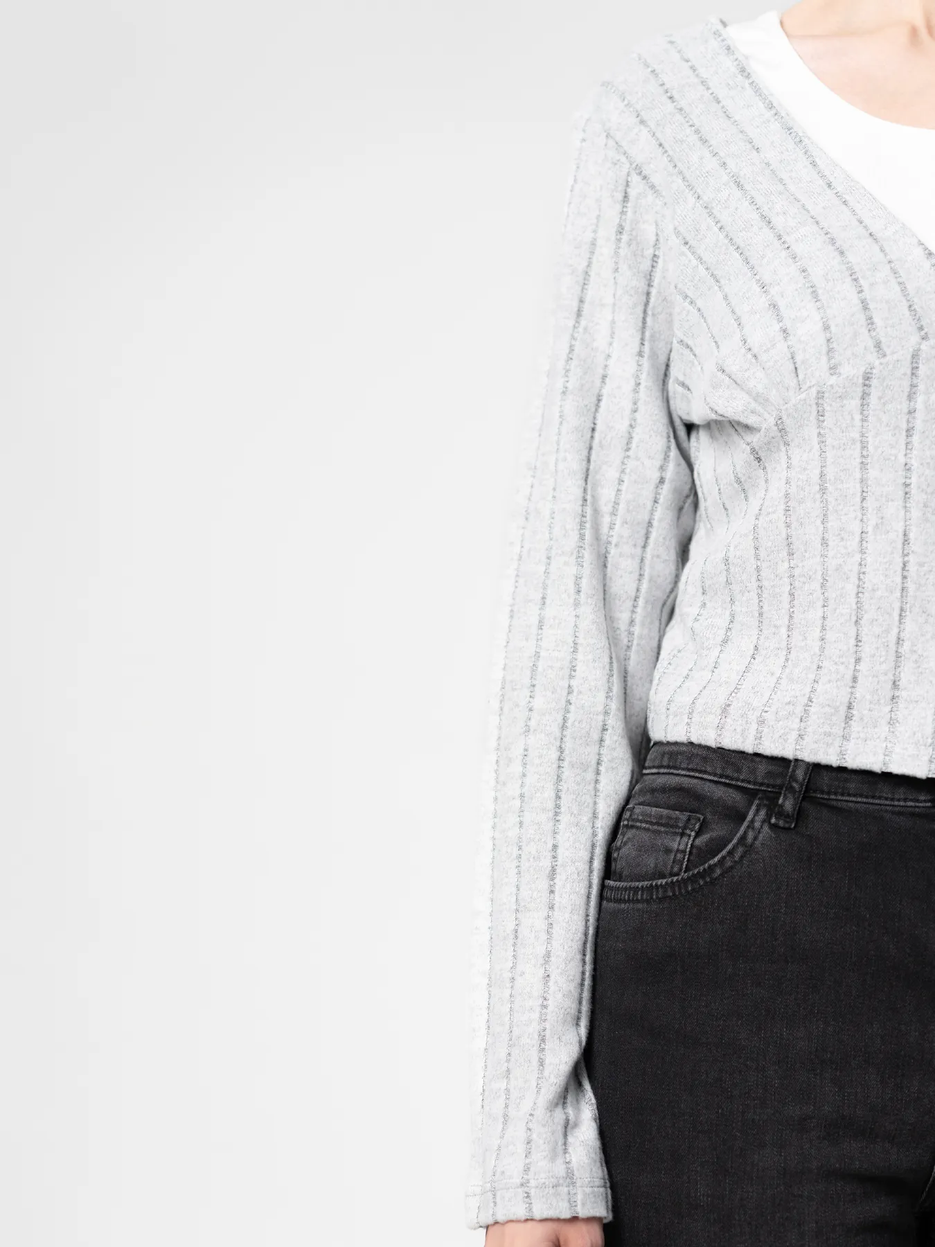 بلوز طوسی راه راه 9