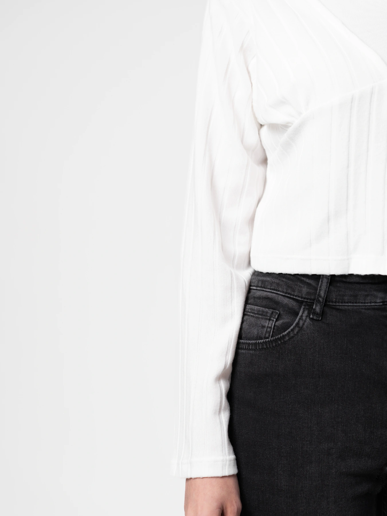 بلوز سفید راه راه 16