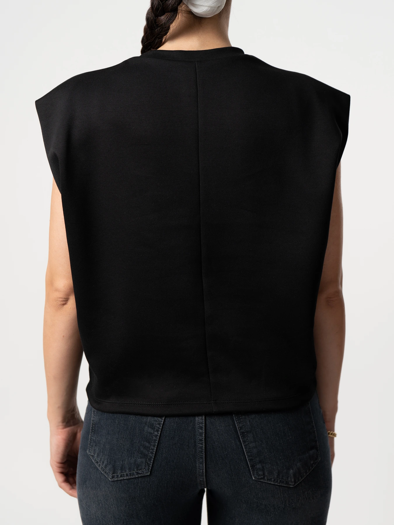 بلوز مشکی پیله دار 18