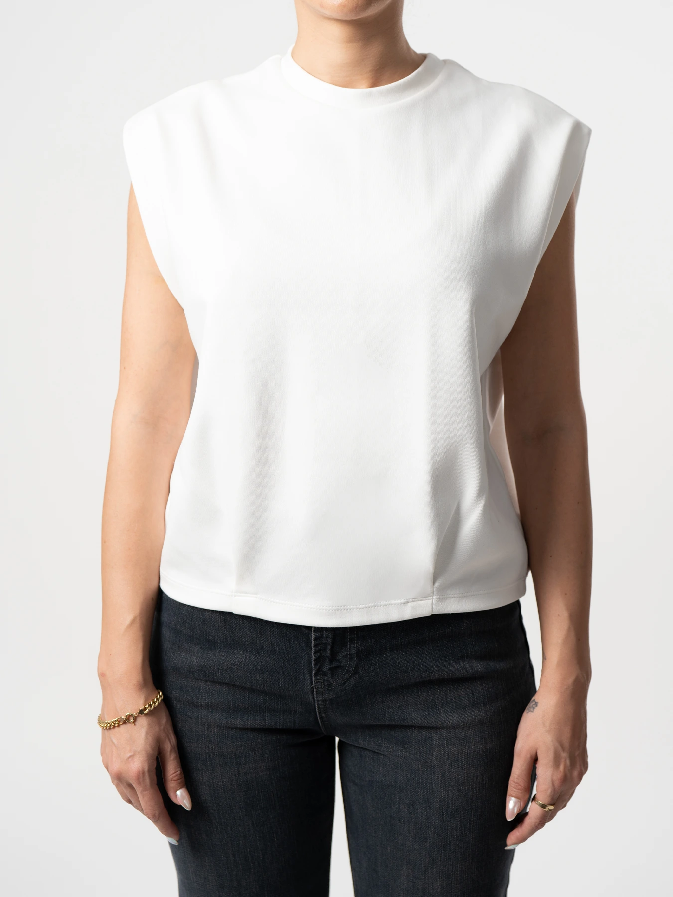 بلوز سفید پیله دار 22