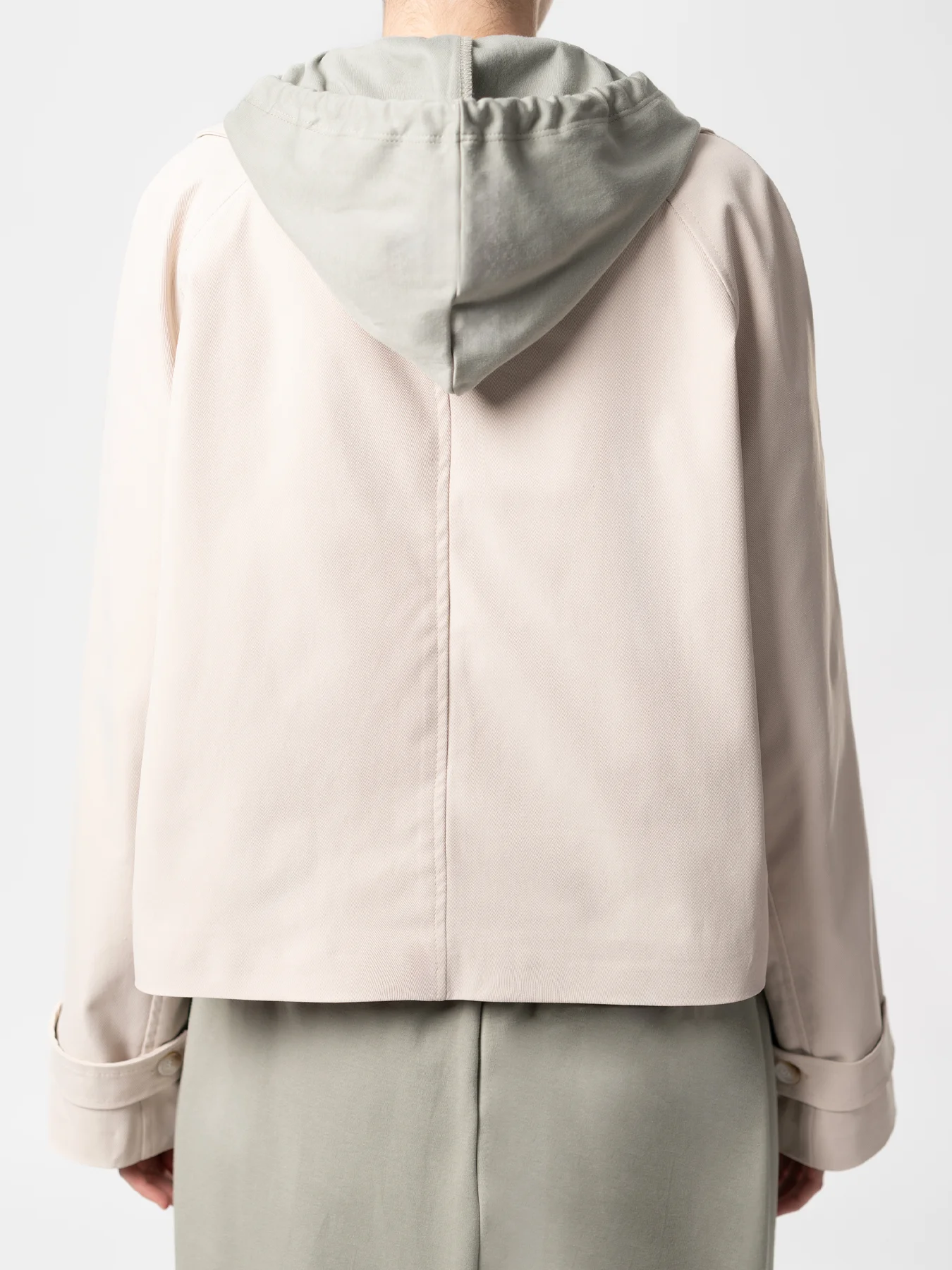 ترنچ کت کتان کرم 55 