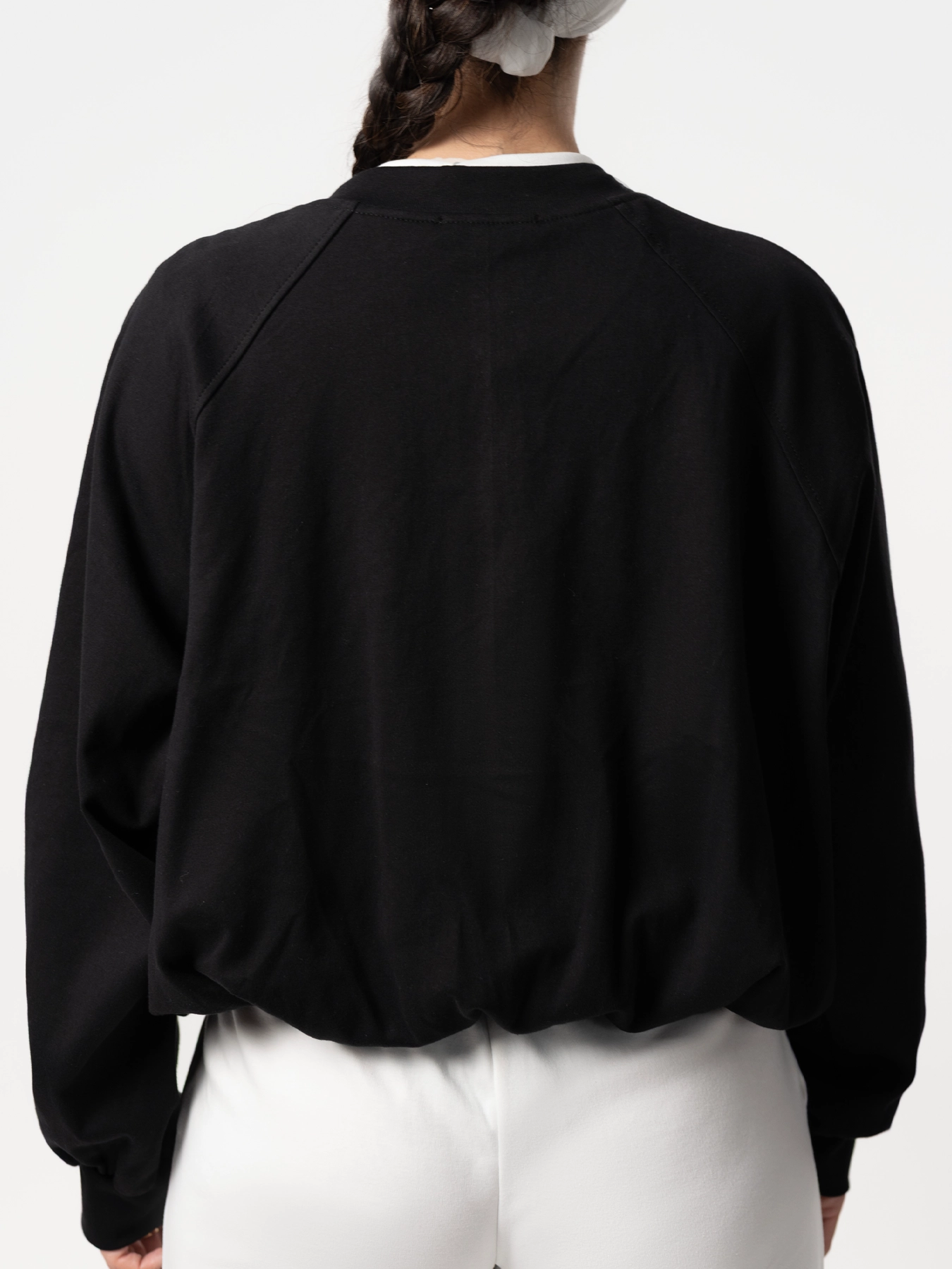 سویشرت پیله دار آستردار مشکی 28