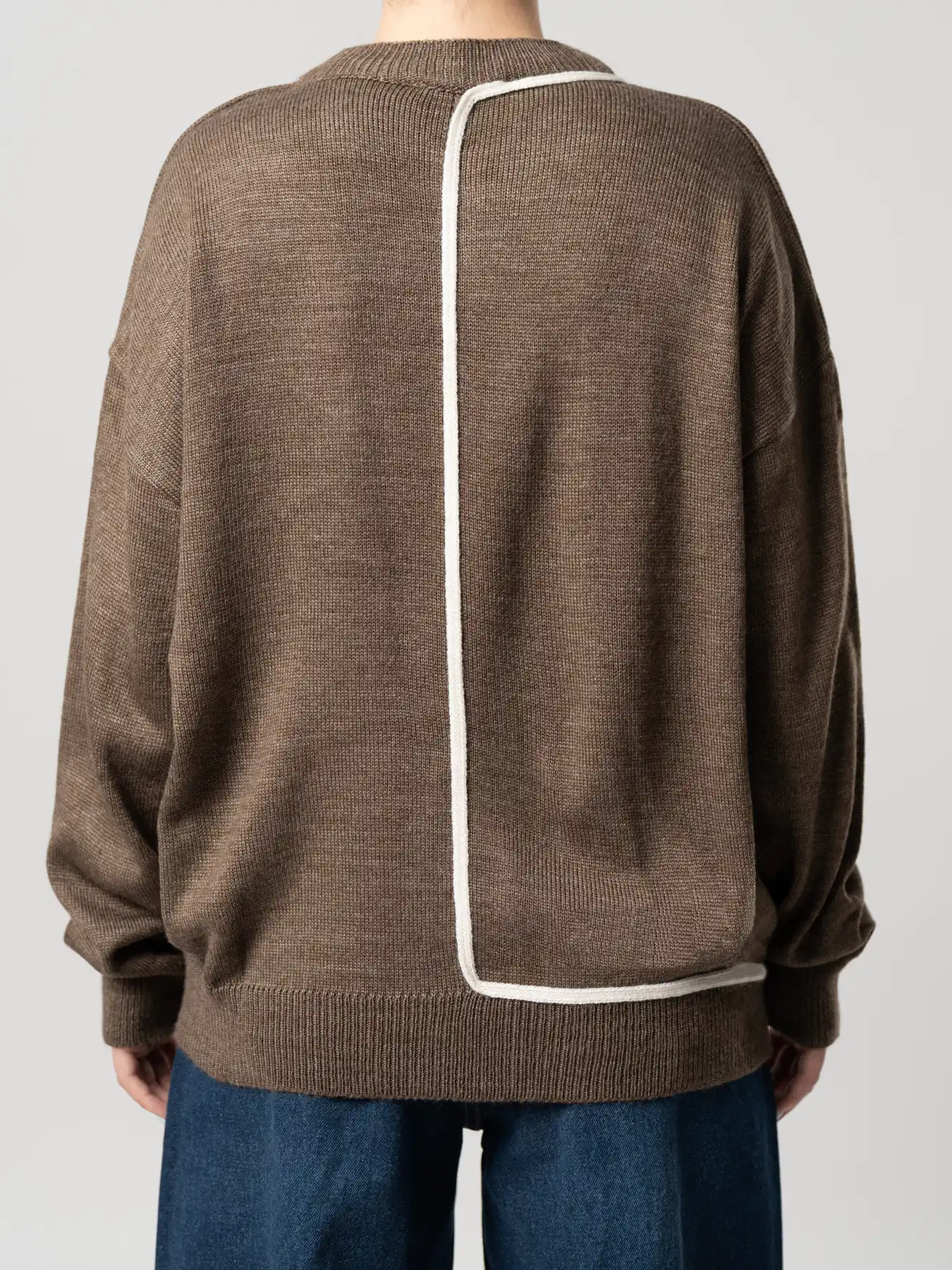 بلوز بافت زنانه قهوه ای 57