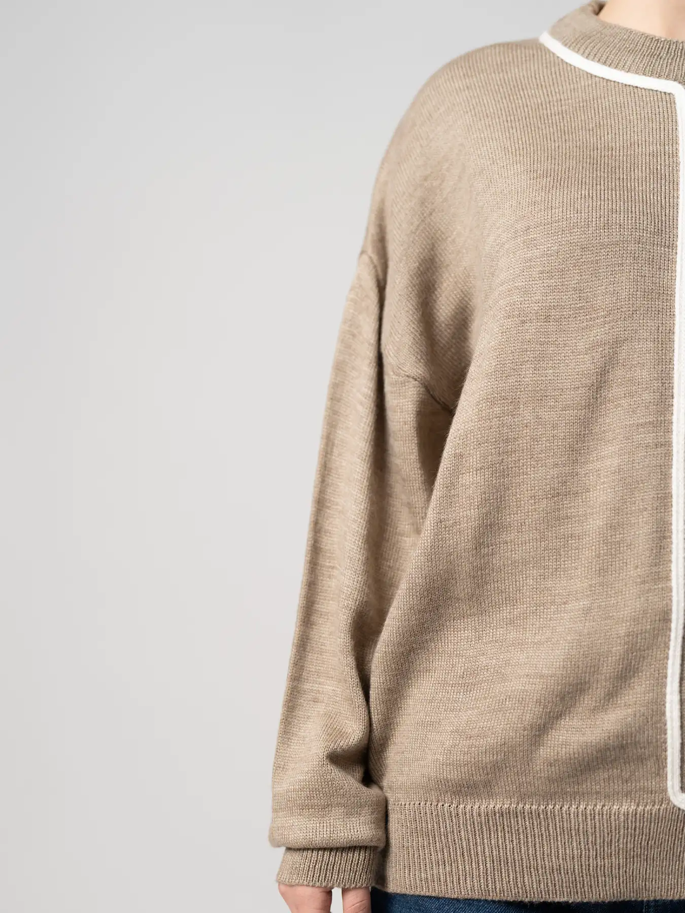 بلوز بافت زنانه نسکافه ای 60