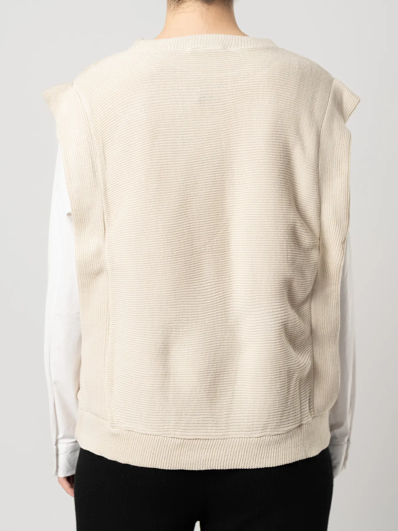 بلوز بافت زنانه کبریتی کرم 64