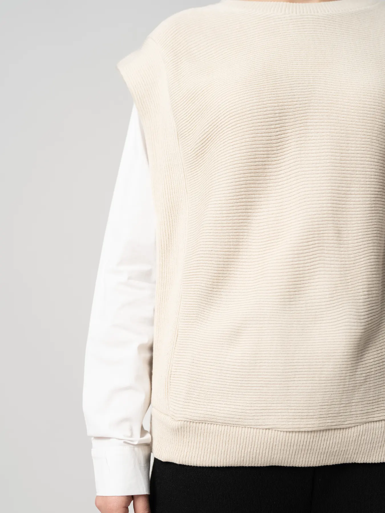 بلوز بافت زنانه کبریتی کرم 64