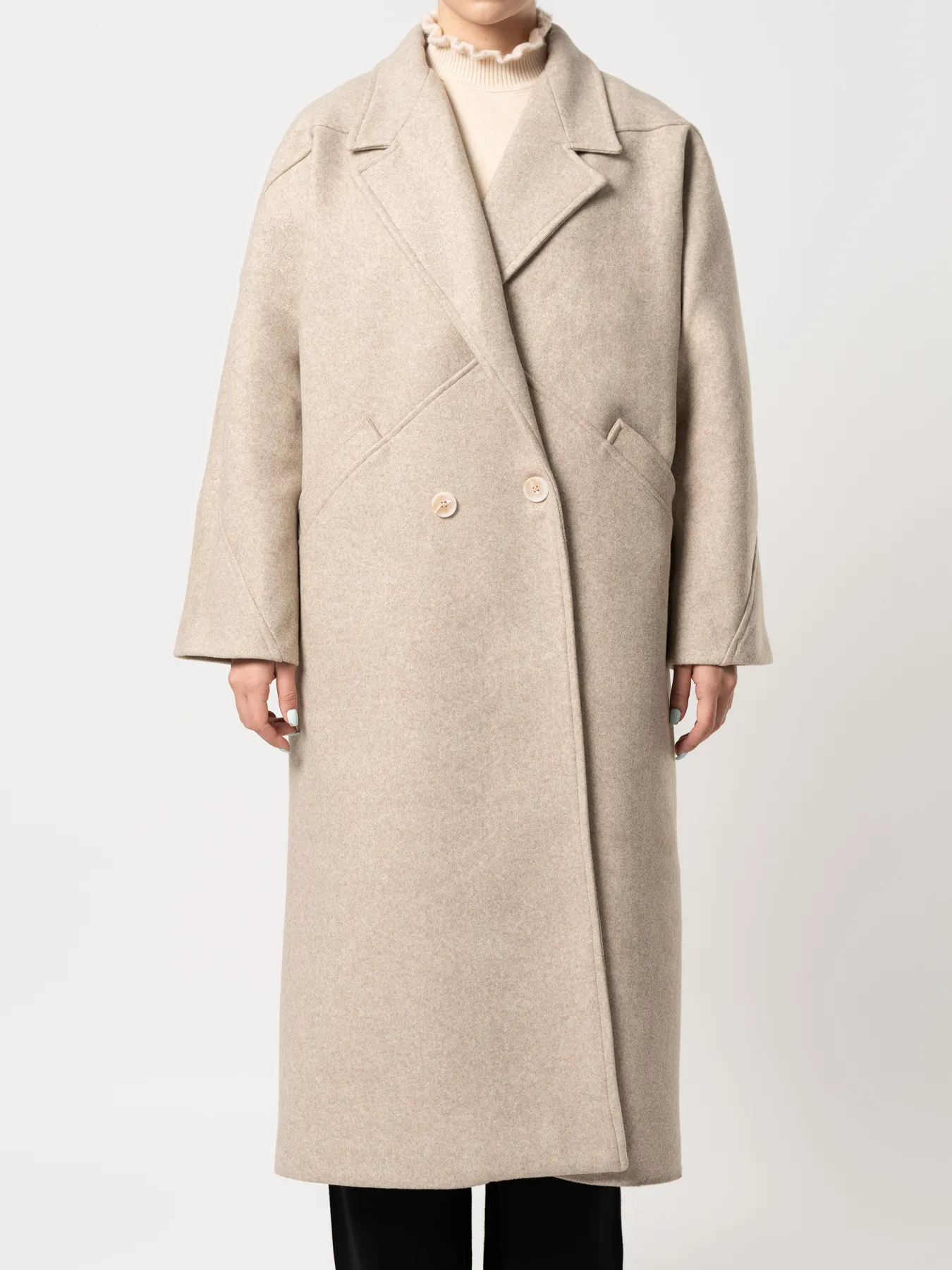 پالتو بلند یقه انگلیسی 83