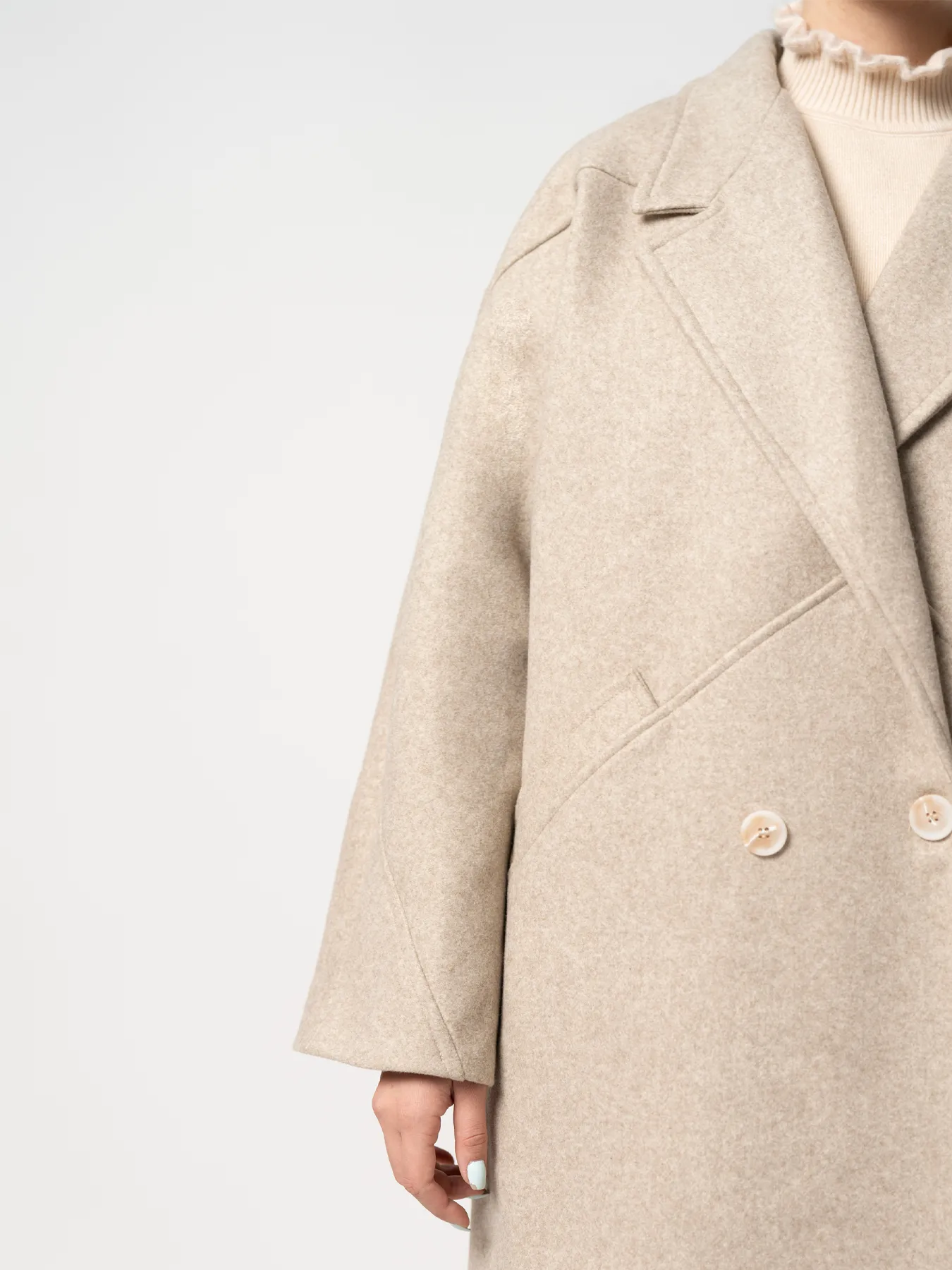 پالتو بلند یقه انگلیسی 83