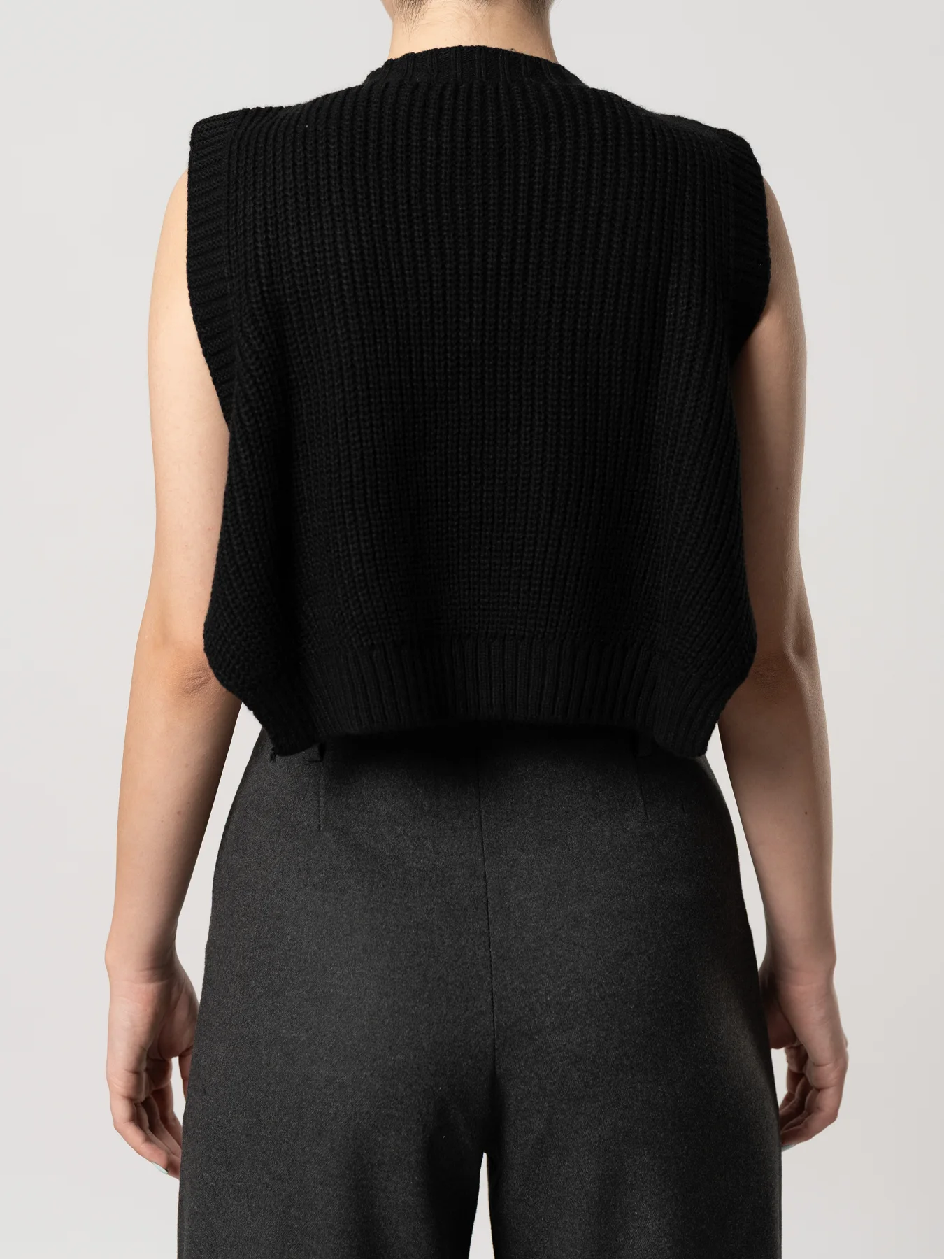 بافت کراپ پاپیونی مشکی 24