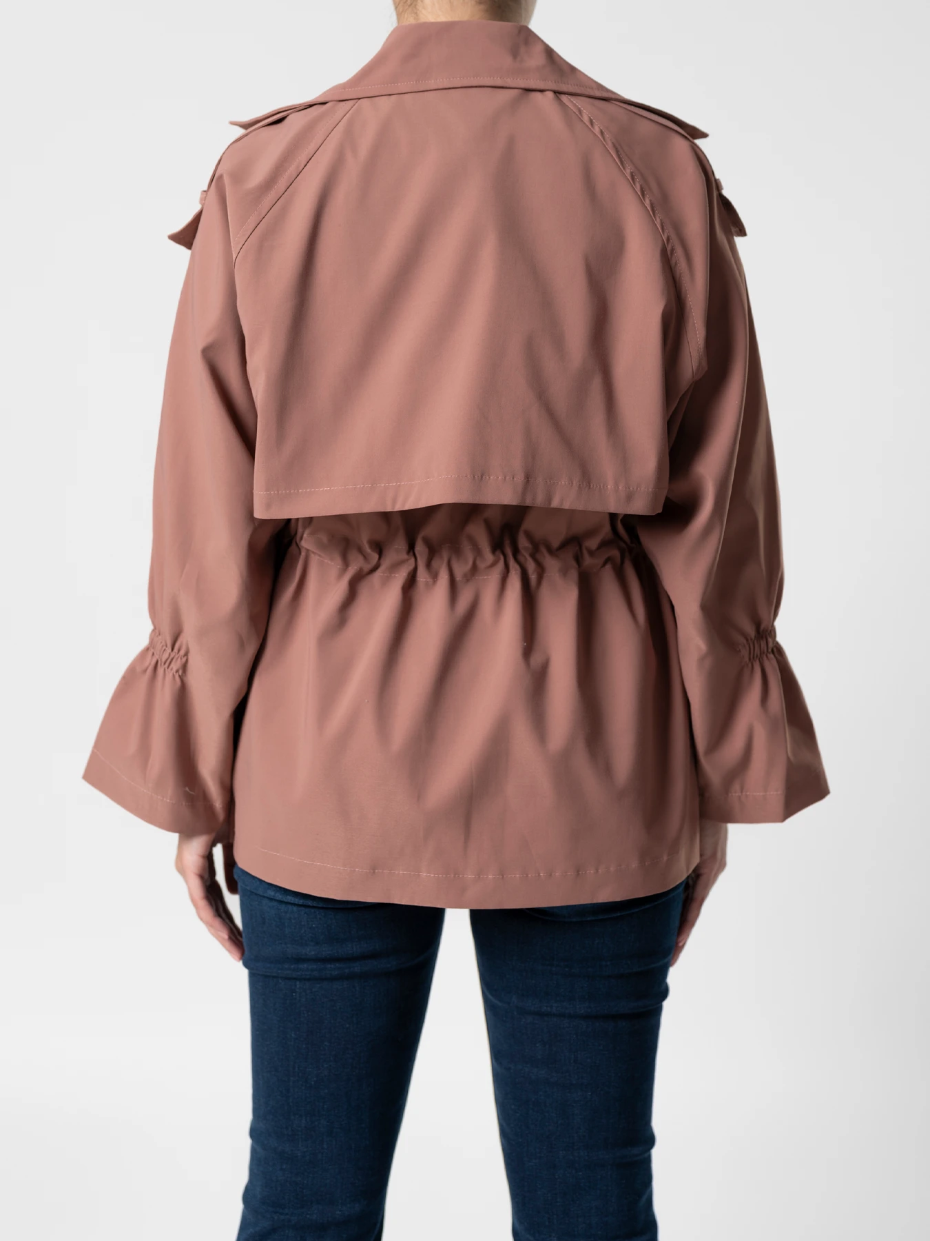 بارانی زنانه کوتاه کالباسی 38