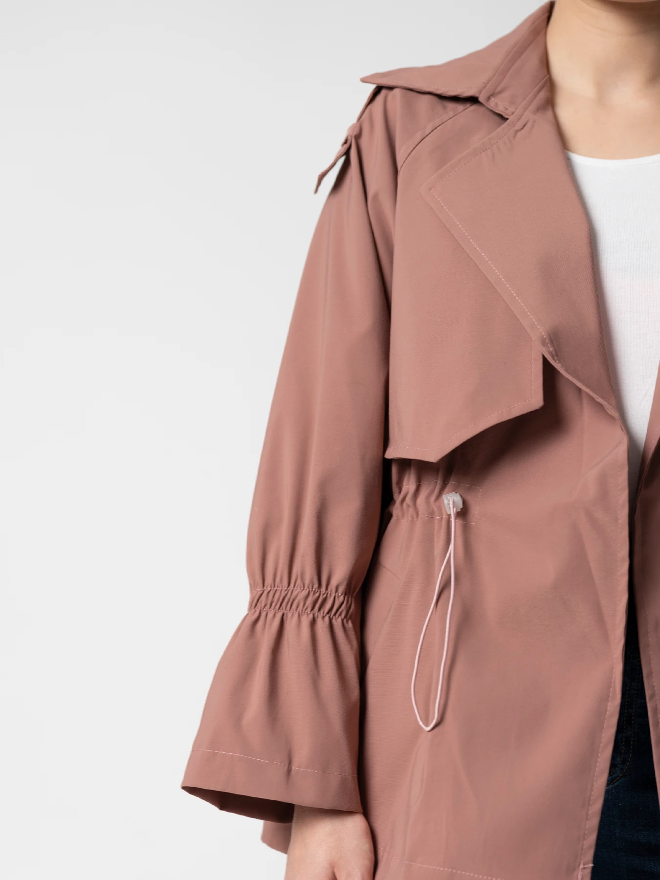 بارانی زنانه کوتاه کالباسی 38