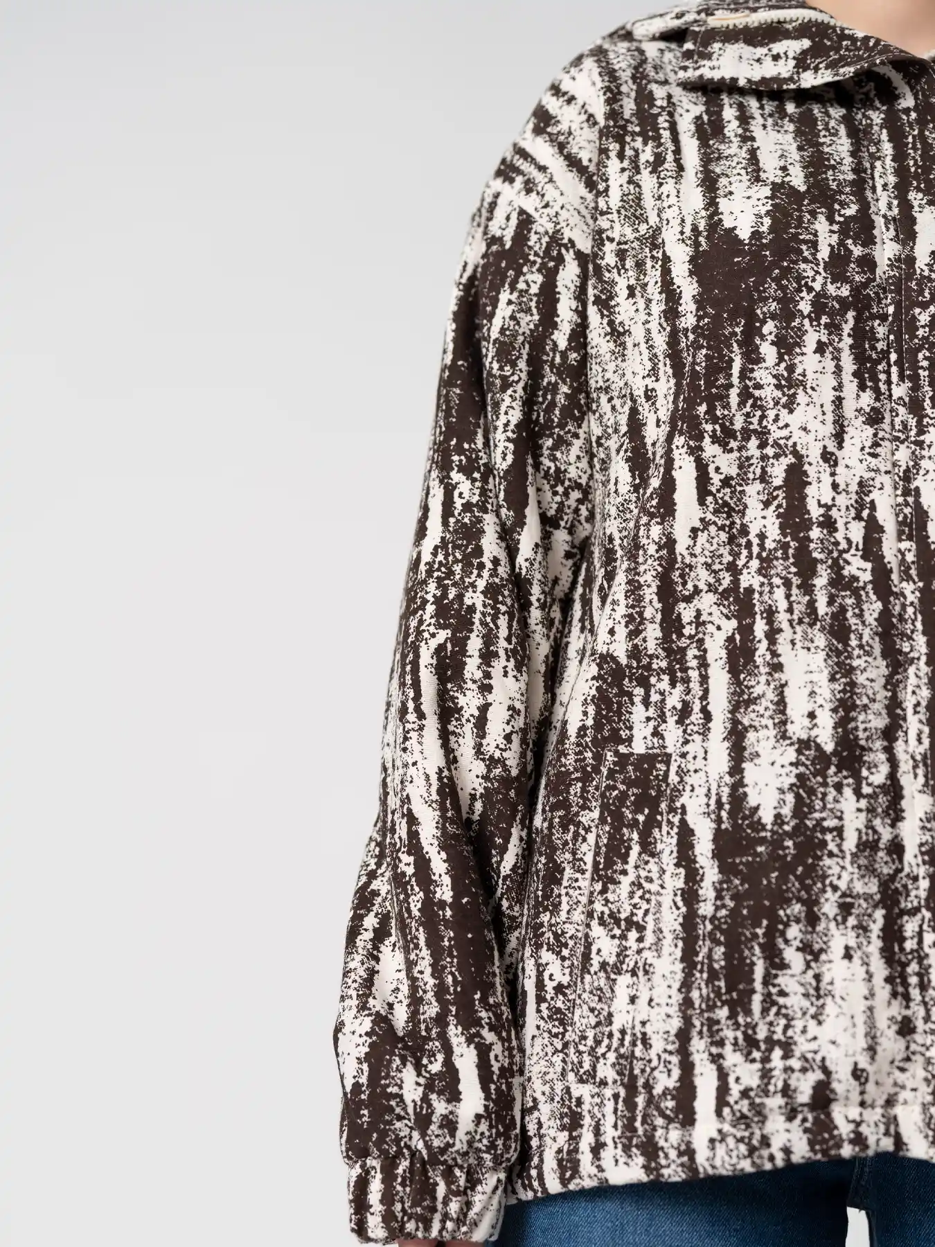 کاپشن کلاه دار آستر تدی 48