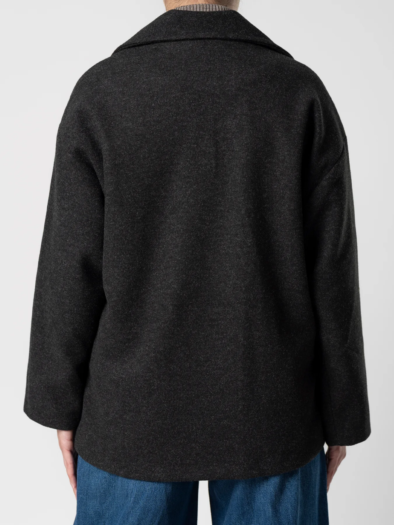 پالتو کوتاه پشمی مشکی 38