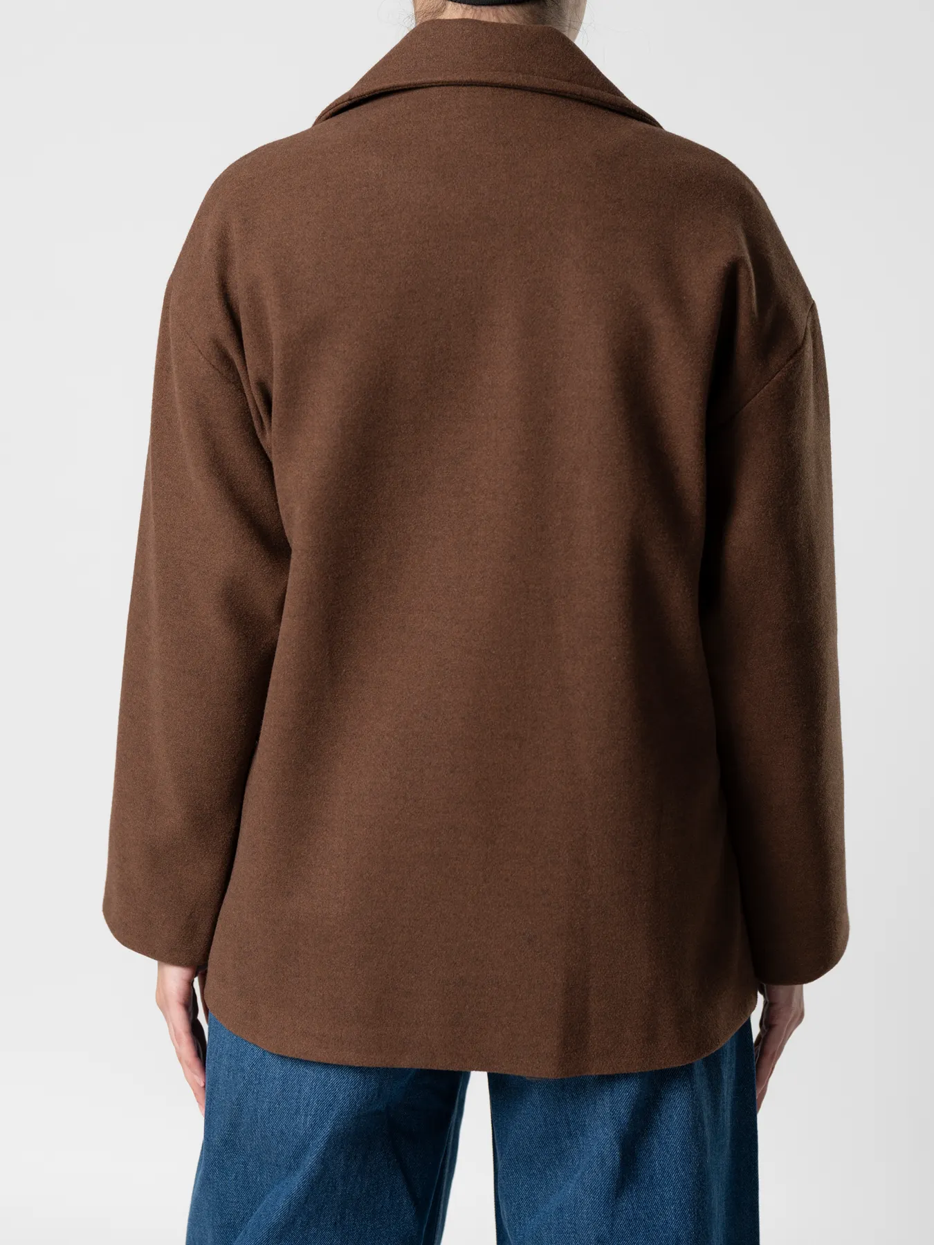 پالتو کوتاه پشمی قهوه ای 39