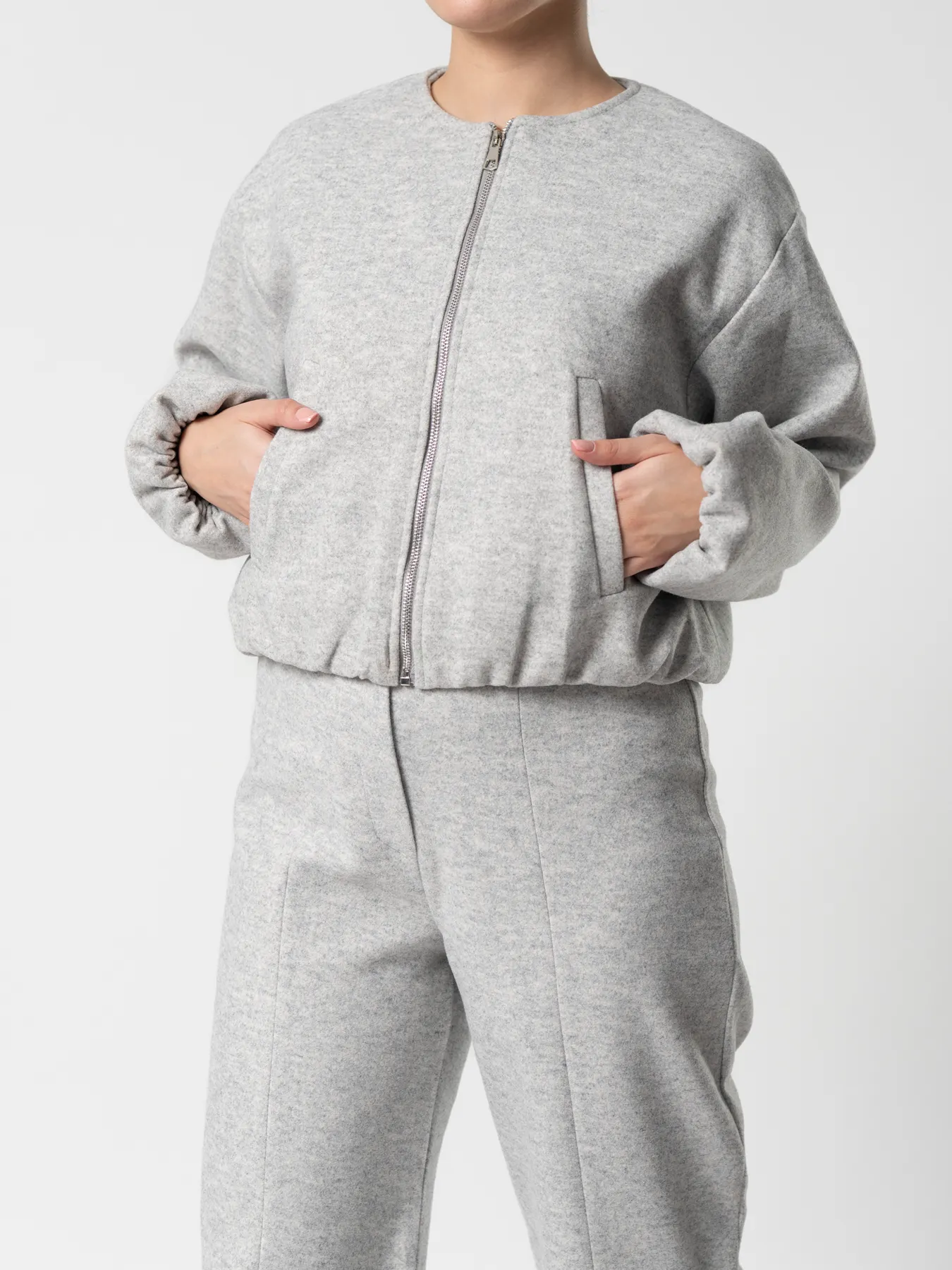 سویشرت پشمی طوسی 48