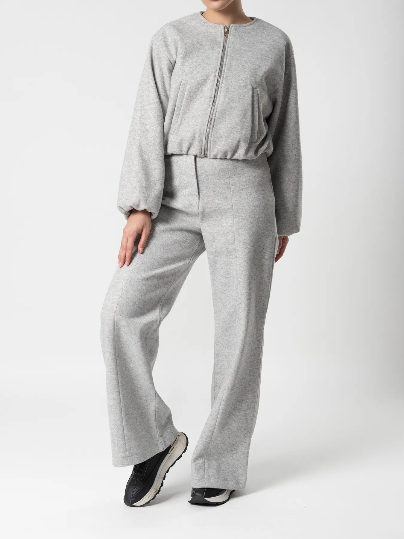 سویشرت پشمی طوسی 48