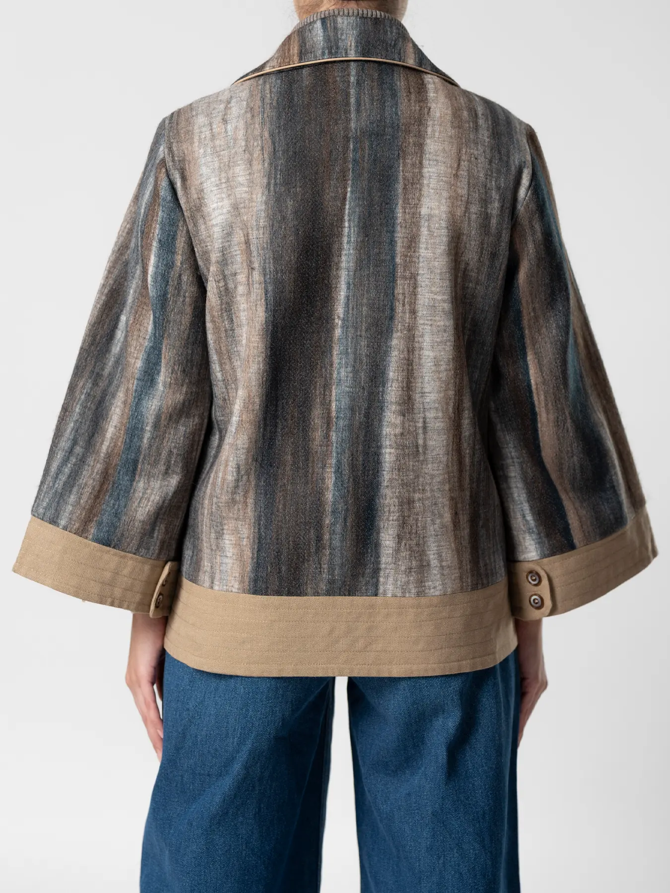 کت فوتر طرح دار دوجیب 53