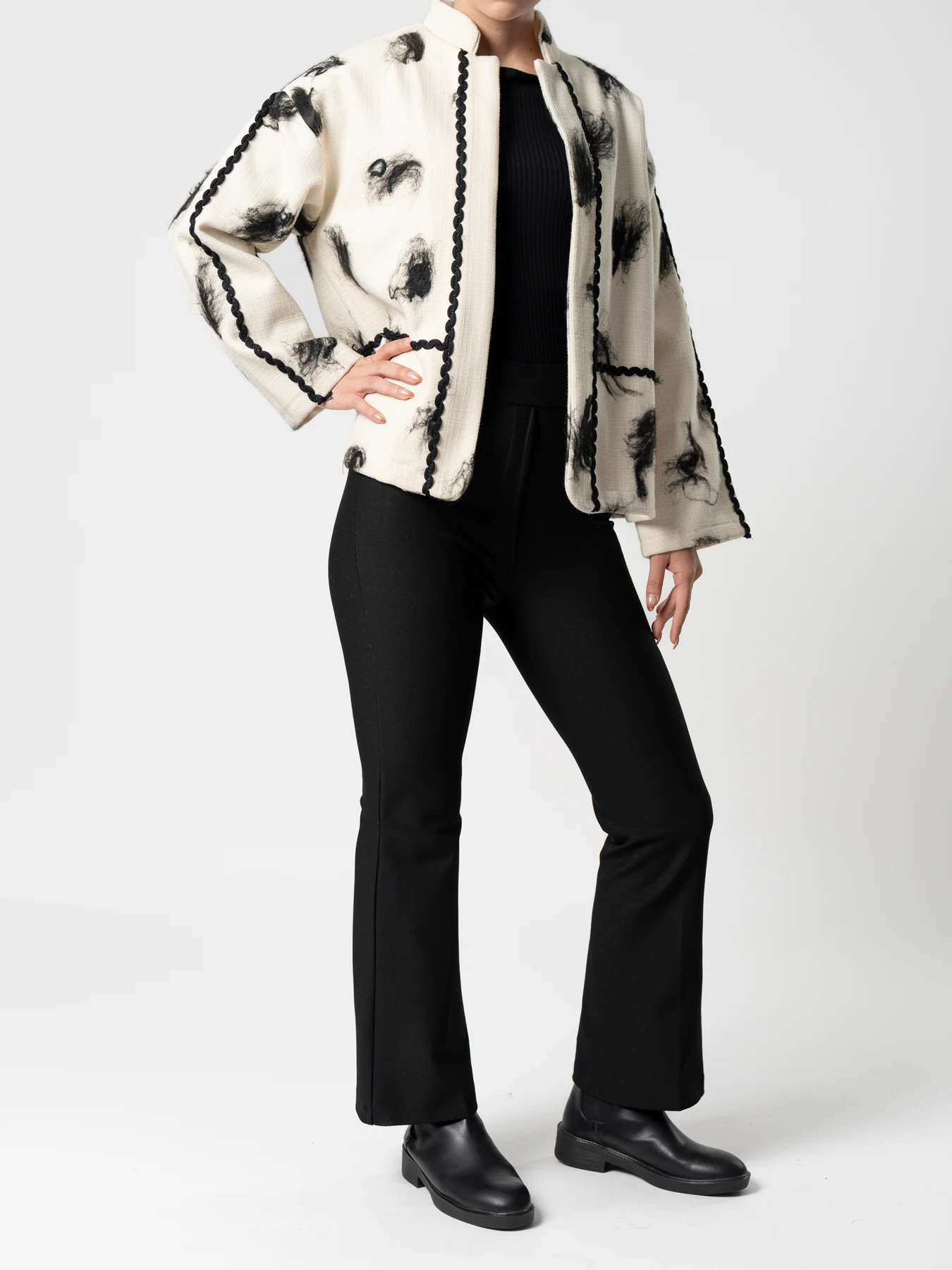 کت فوتر یقه ایستاده 58