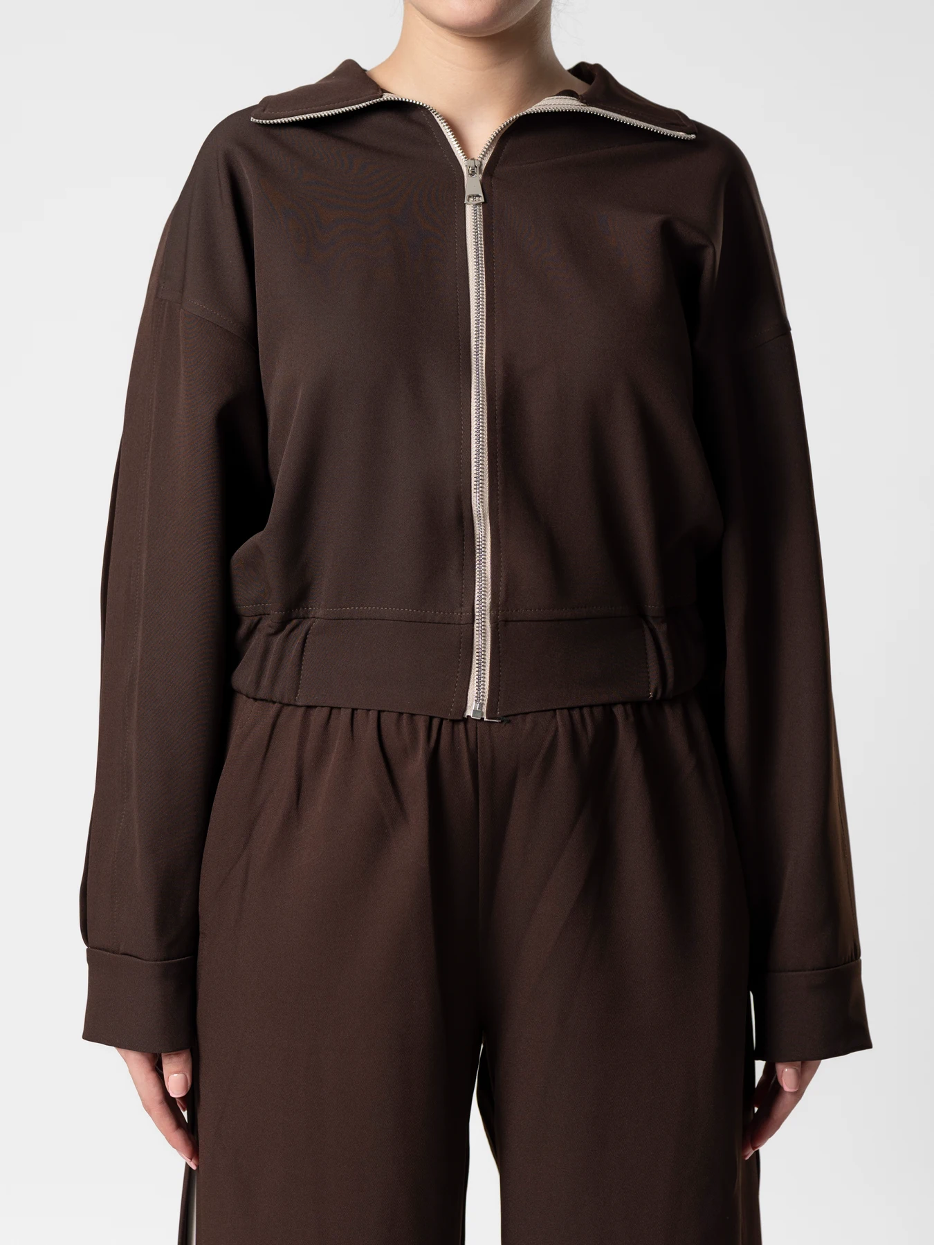 ست سویشرت شلوار زنانه قهوه ای 62