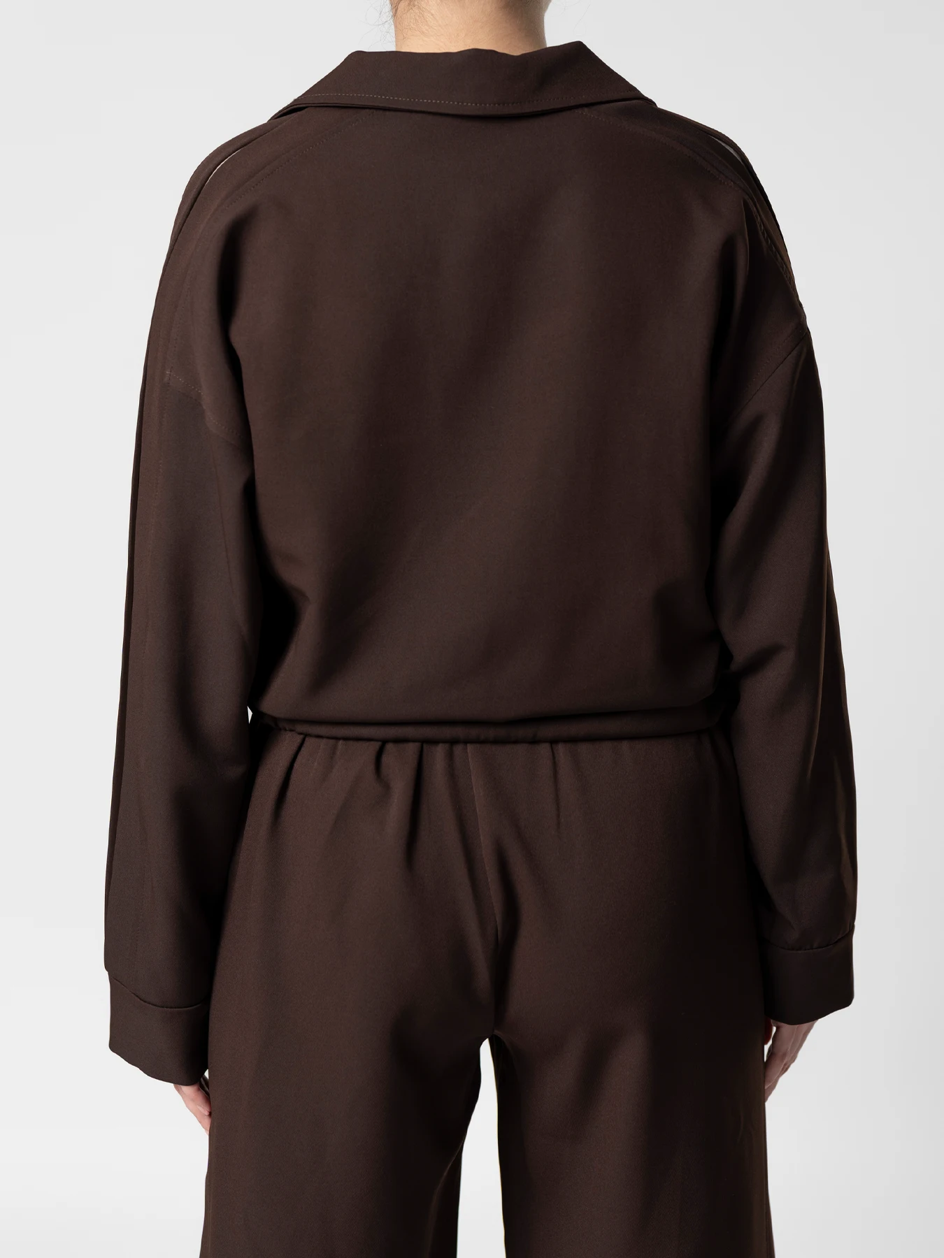 ست سویشرت شلوار زنانه قهوه ای 62