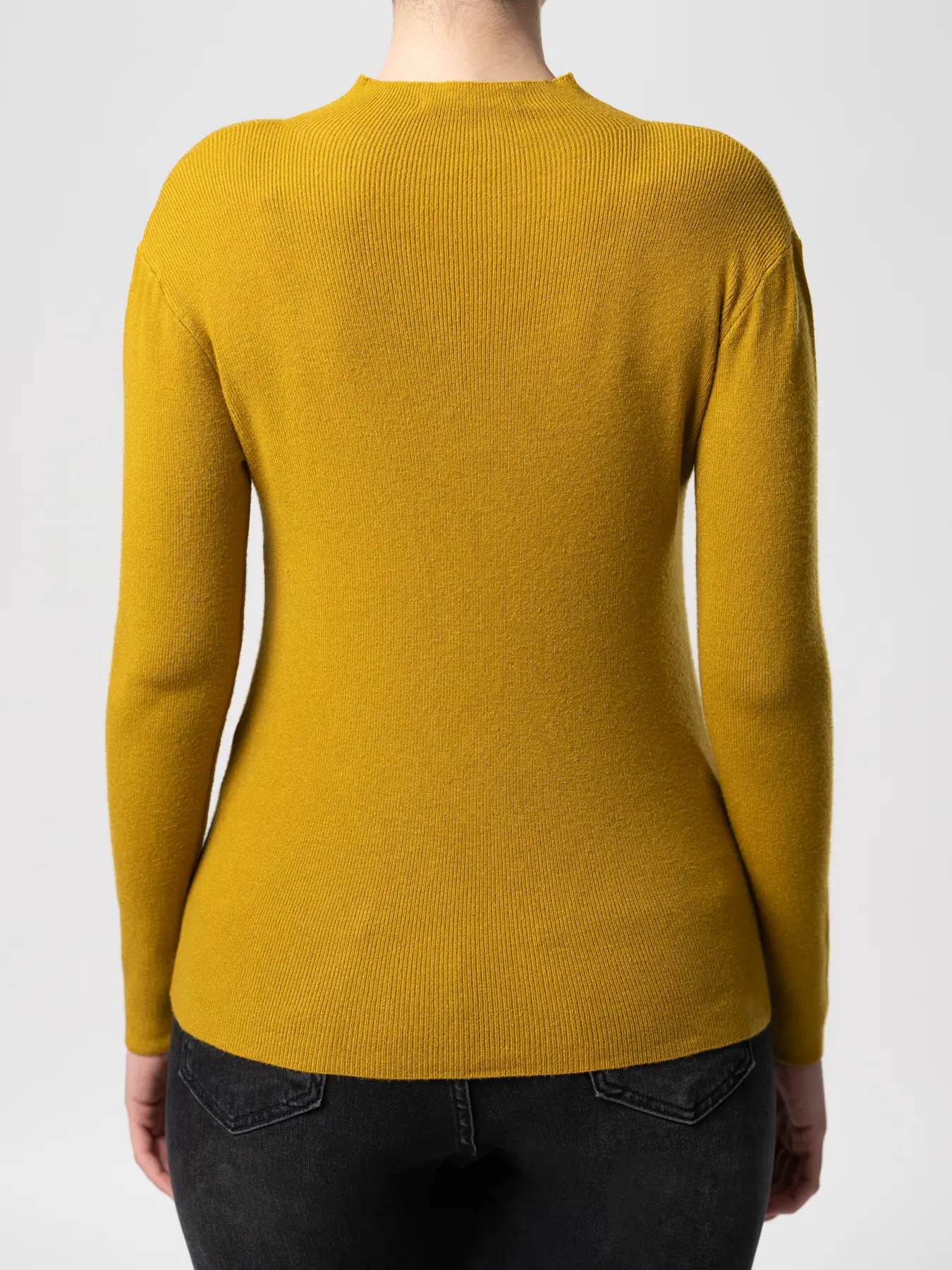 بافت یقه ایستاه خردلی 64