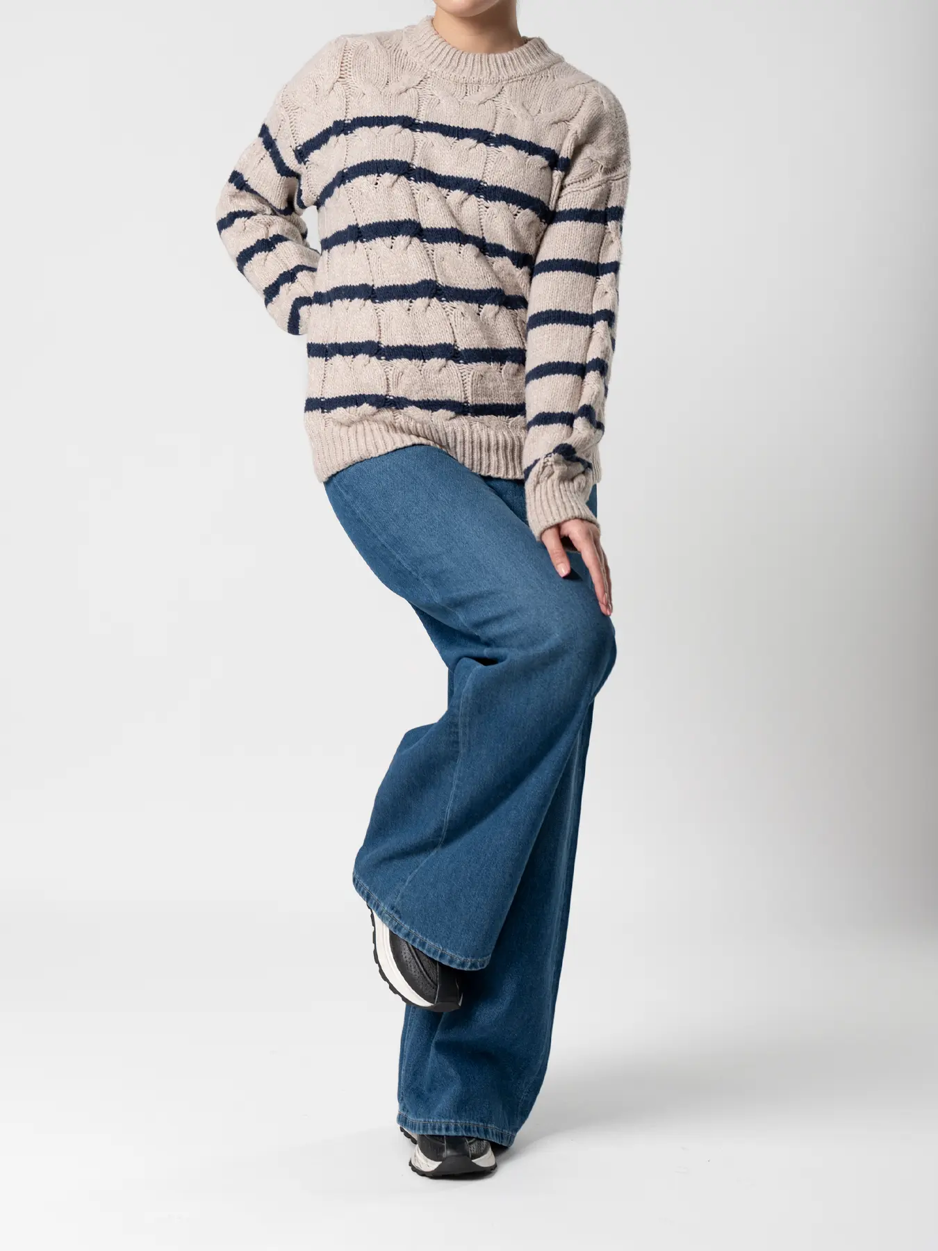 پلیور بافت راه راه 63