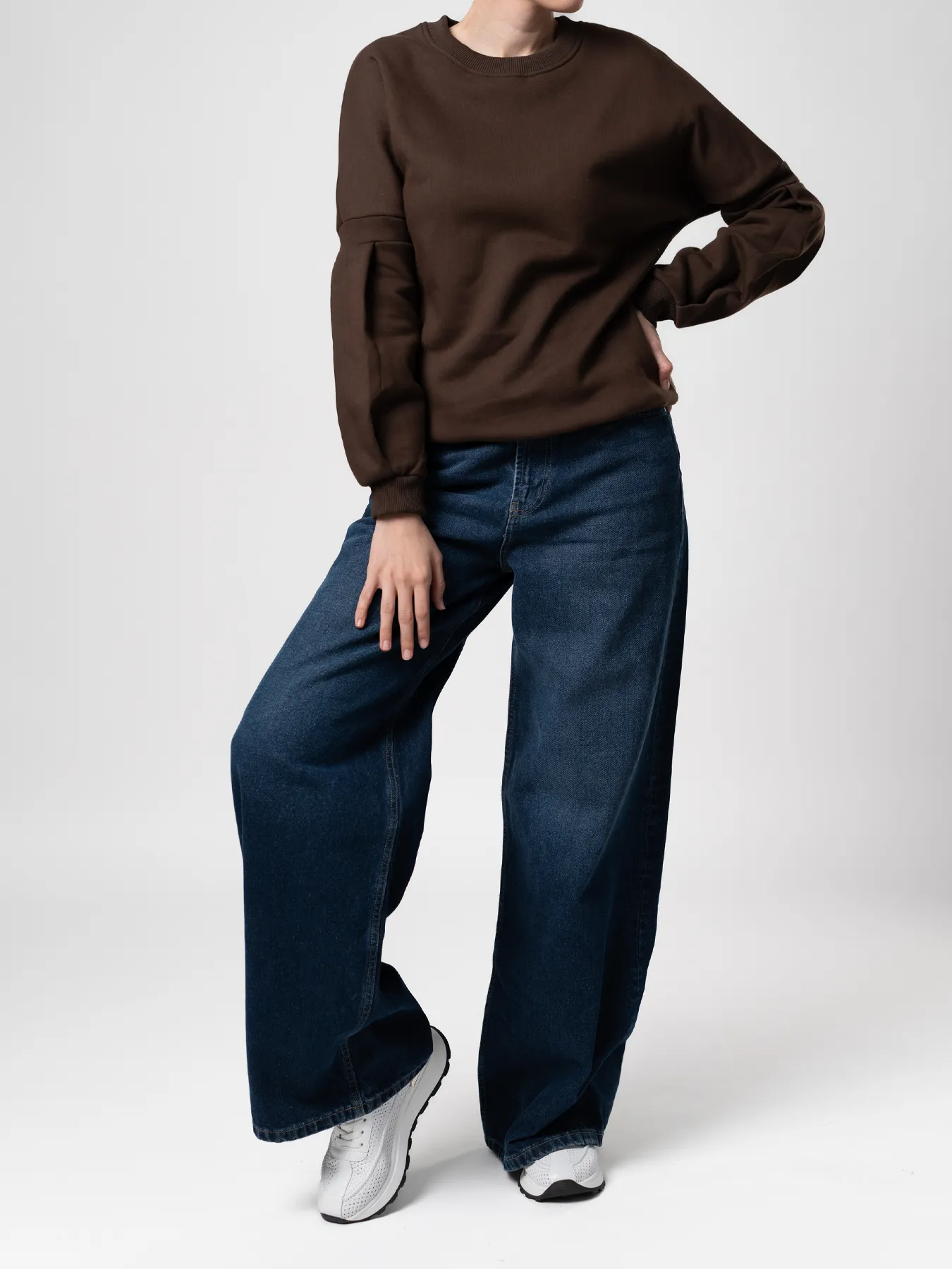 دورس قهوه ای آستین طرح دوتیکه 65