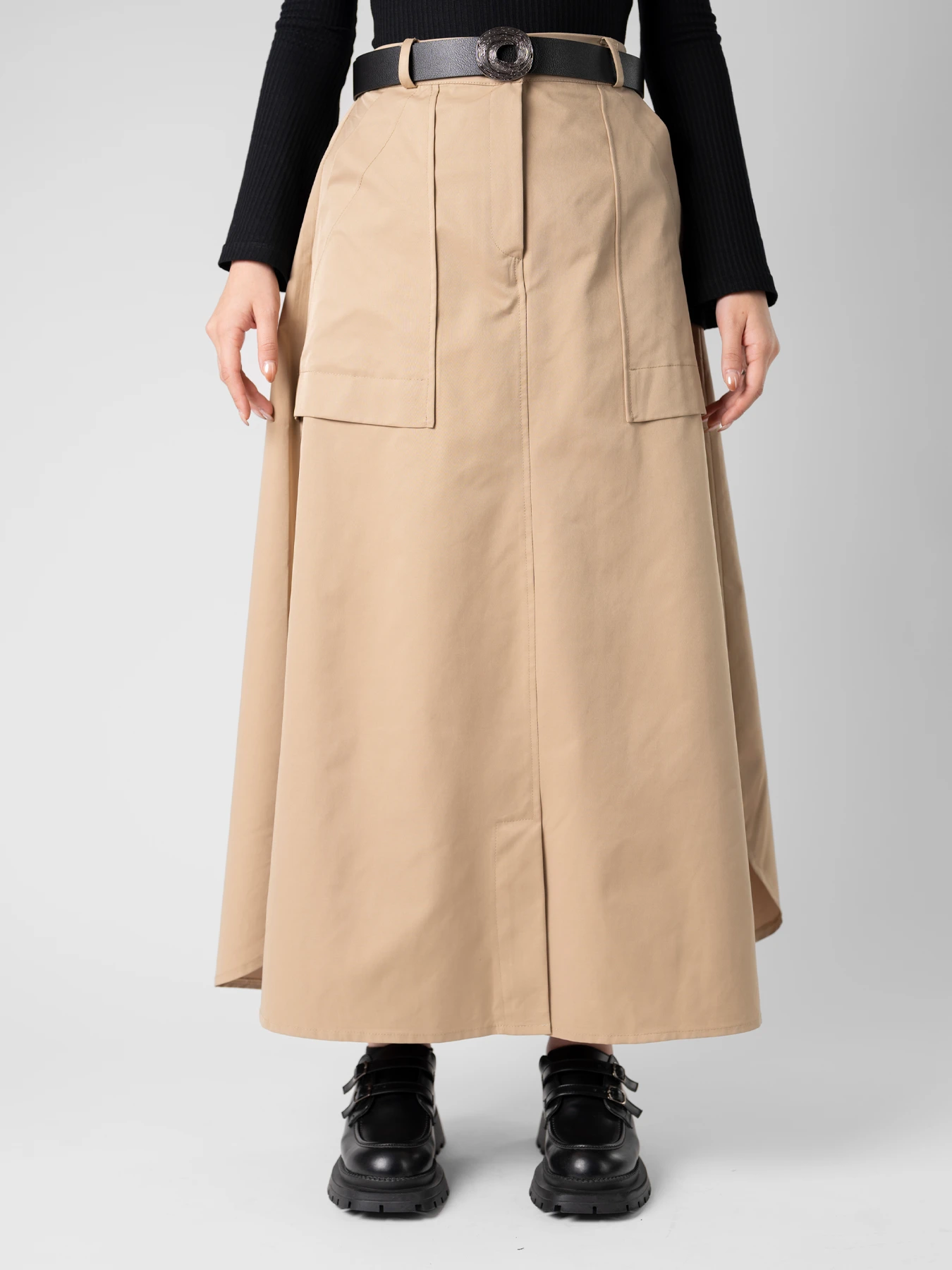 دامن پشت کمرکش نسکافه ای 5