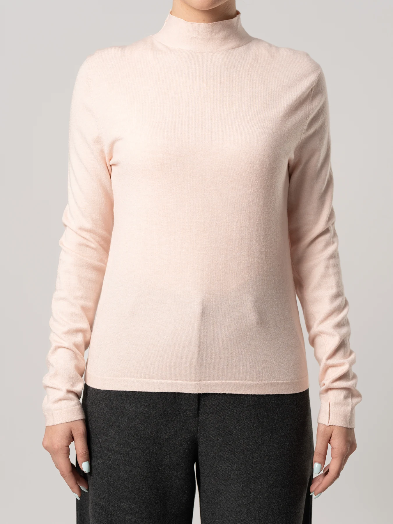 پلیور بافت یقه ایستاده کالباسی 27