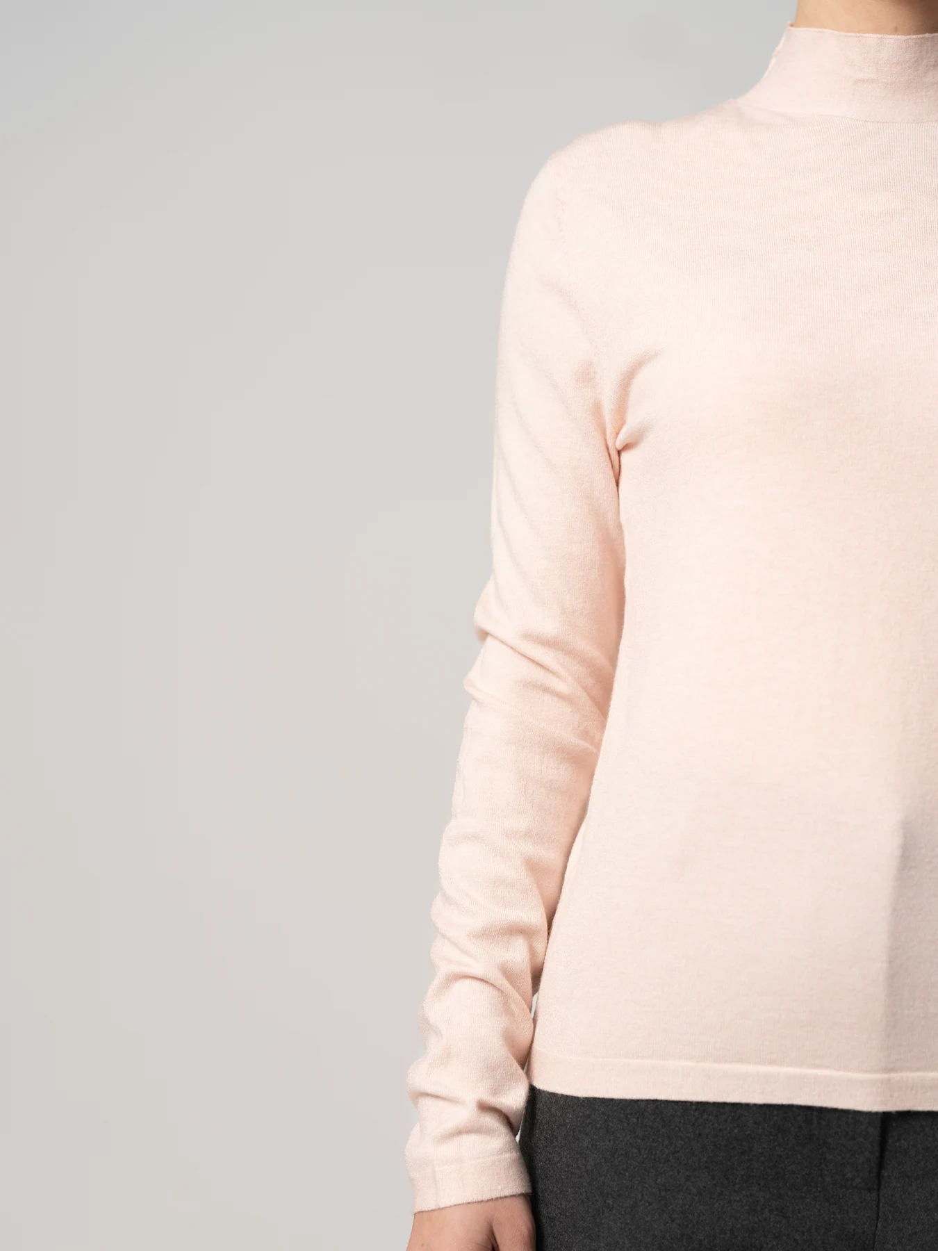 پلیور بافت یقه ایستاده کالباسی 27