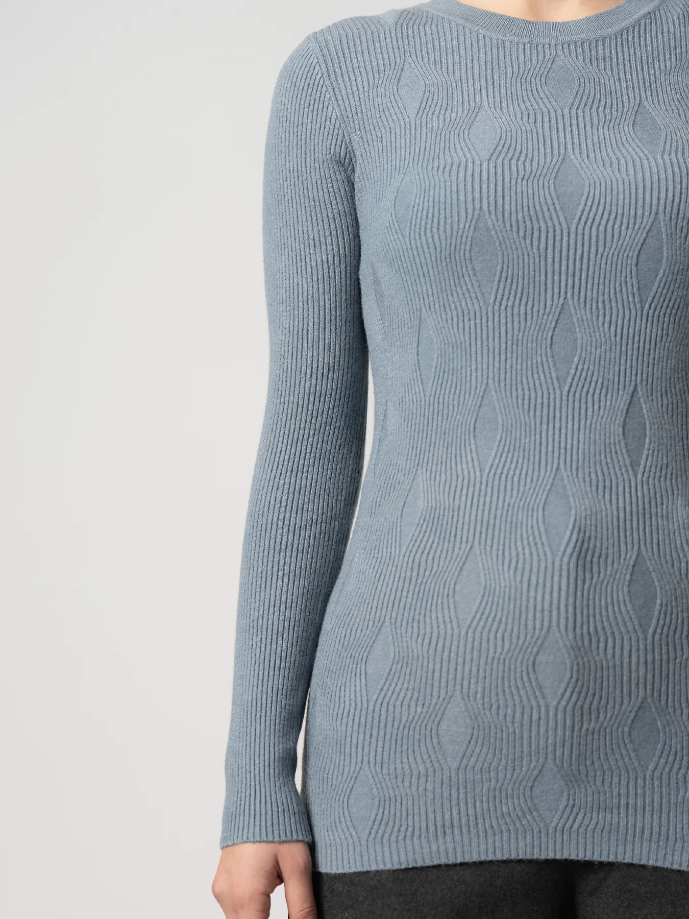 پلیور بافت زنانه طرح لوزی 43