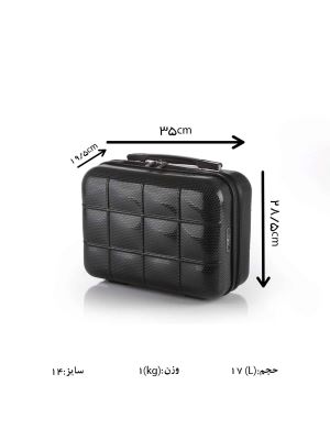 چمدان مسافرتی چرخ دارطرح دار مربع SQUAREPRO